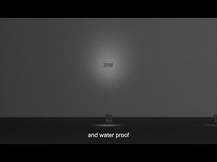 IK02 IP65 জলরোধী আউটডোর উচ্চ লুমেন অপটিক্যাল লেন্স 180° ঘূর্ণনযোগ্য বন্ধনী LED ফ্লাড লাইট