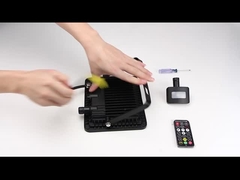 BK নিরাপত্তা ফ্লাডলাইট রিমোট কন্ট্রোল সহ 30W 50W 100W বহিরঙ্গন গতি সেন্সর ফ্লাডলাইট