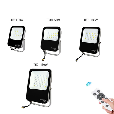 KCD 30w 50w 100w 200w 300w 600w Brightest Lens Slim Dusk To Dawn Outdoor IP65 Garden Solar Powered RGB LED Flood Light